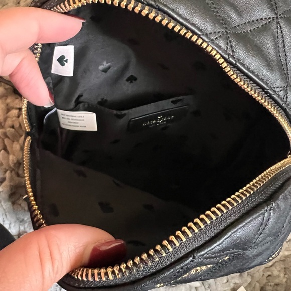 PERFECT GIFT - Kate Spade Mini Backpack Black - Used 1 time. - Picture 4 of 5